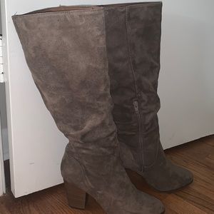 “Suede” boots